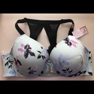 Cacique Front Clasp Bra 42D- NWT- Floral P…